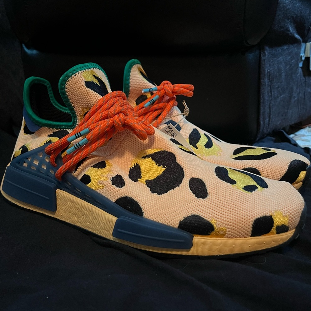 Size 11 Pharrell William Adidas ultra boost sneakers,